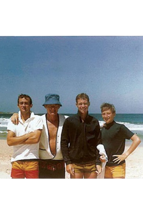 1970 South Africa - Mike, Norman, Bob & Tom Kreiss