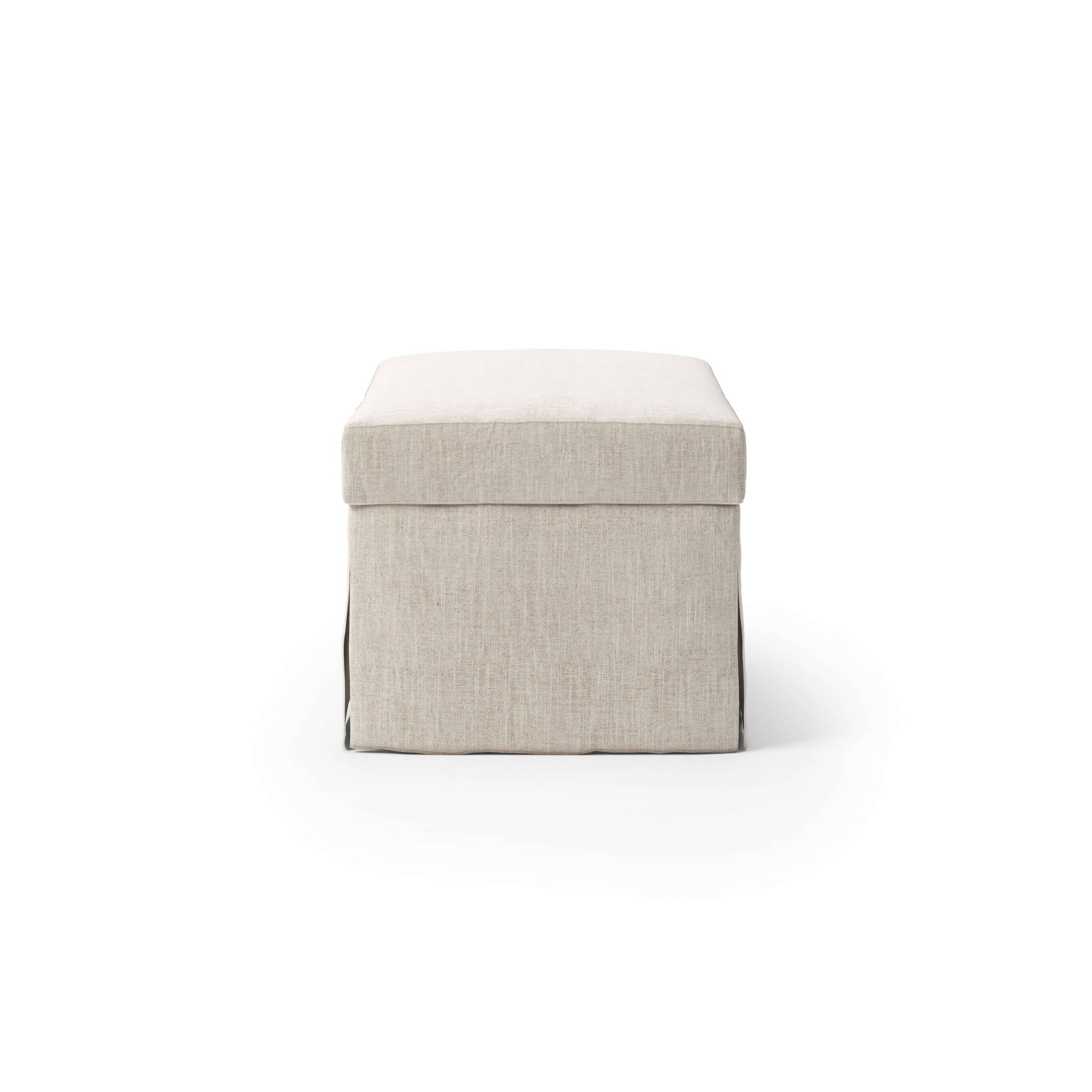 Azul Outdoor Slipcover Ottoman - Kreiss Furniture