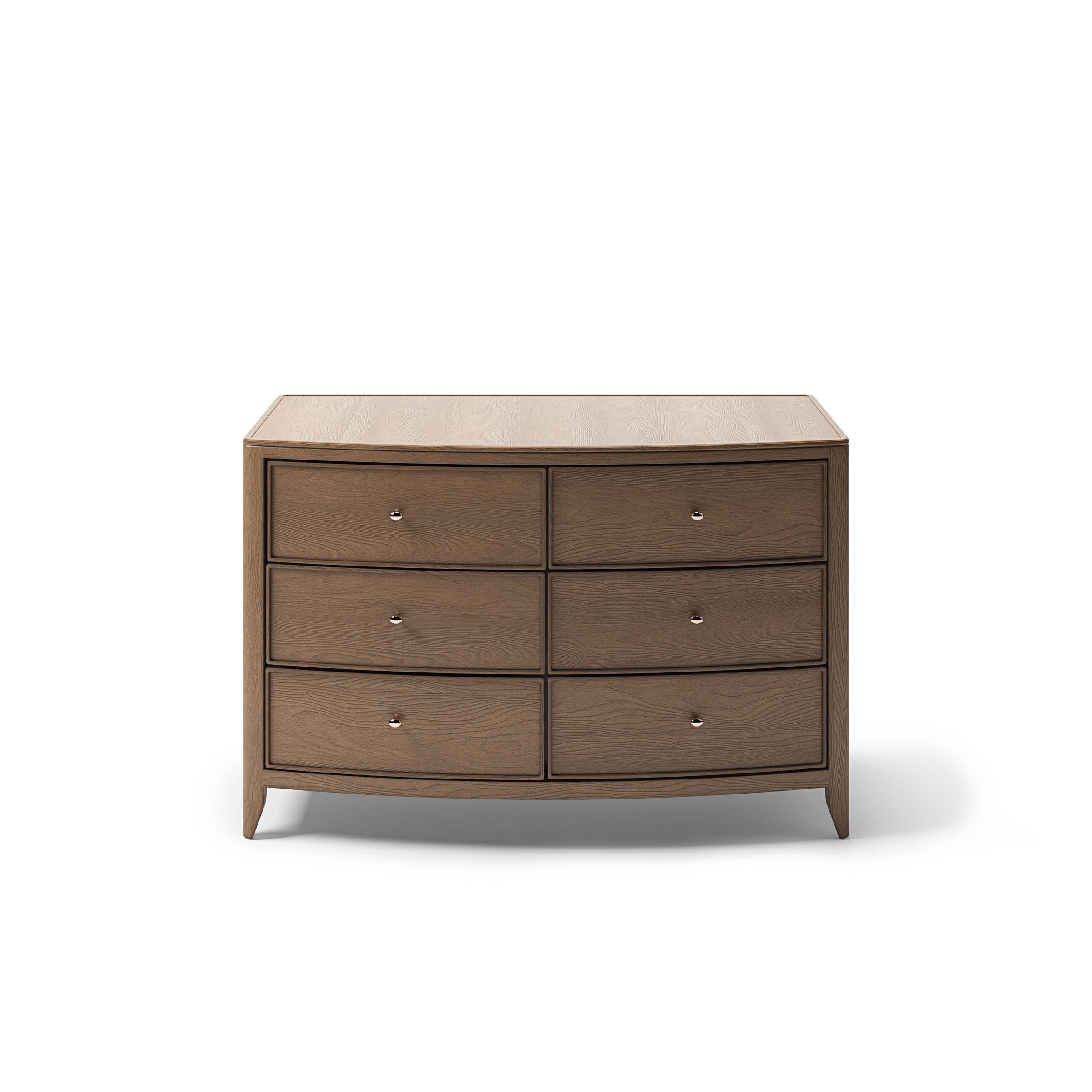 Bow Front Dresser - Kreiss Furniture